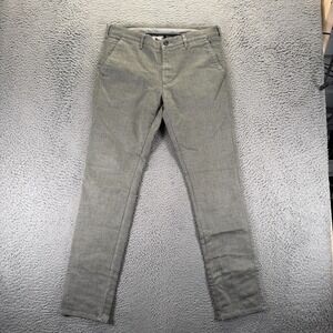 Killer Pant Mens 34x32 Gray Cotton Chino Straight Slim Preppy Business Stretch